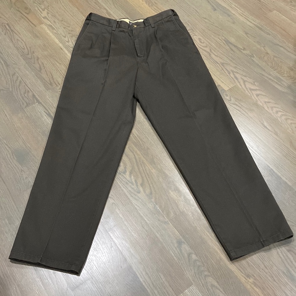 Croft & Barrow 33x32 Men’s Cotton Double Pleated Casual Dress Pants